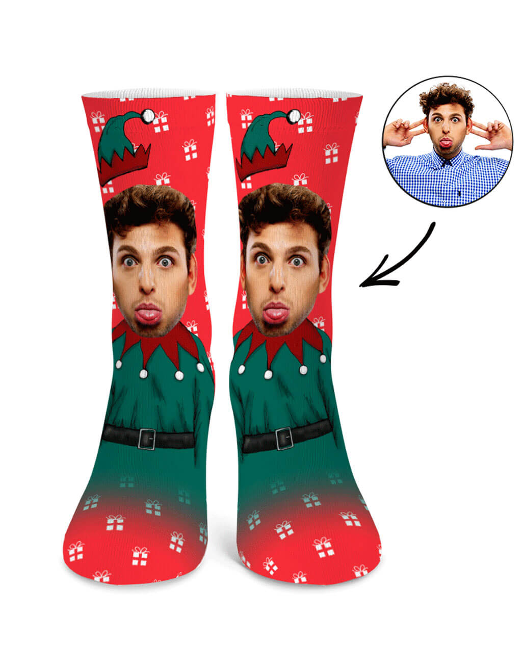 Personalised Elf Socks