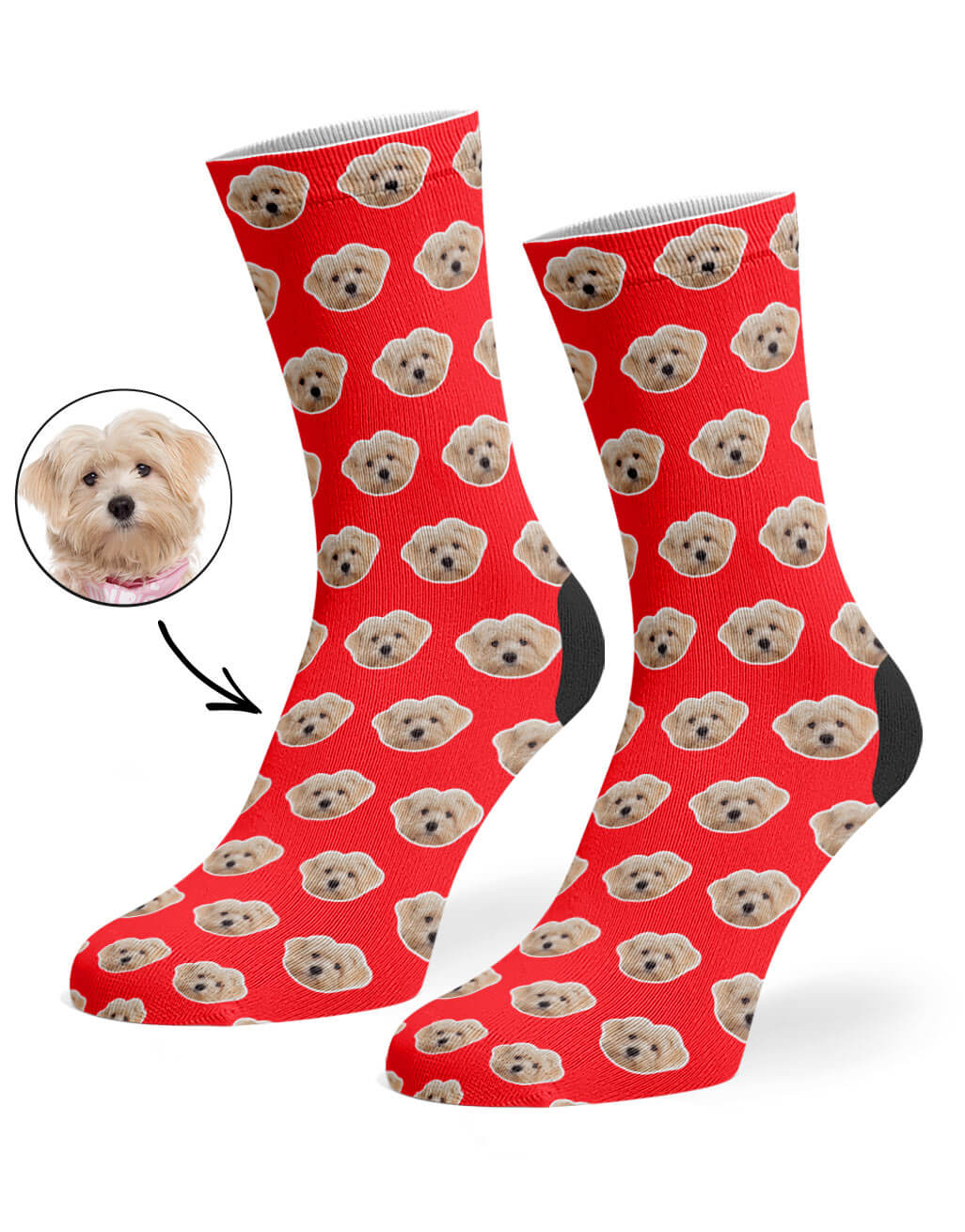 Your Dog Face Pattern Socks