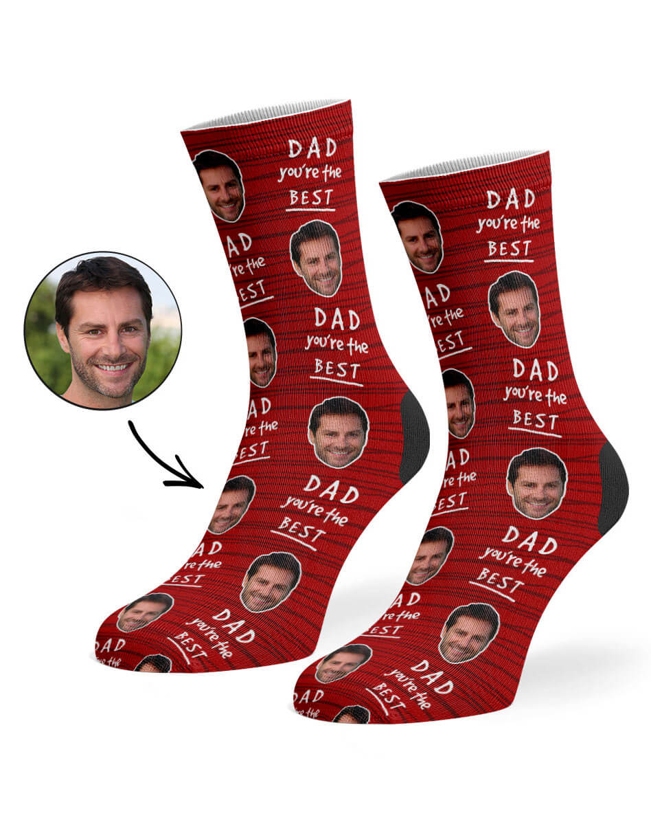 Dad You're The Best Socks Fathers Day Gift