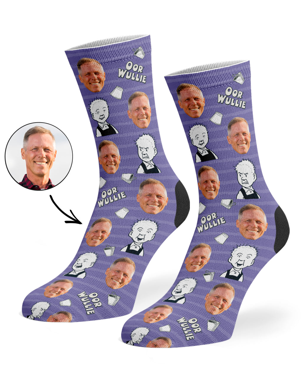 Oor Wullie Face Socks