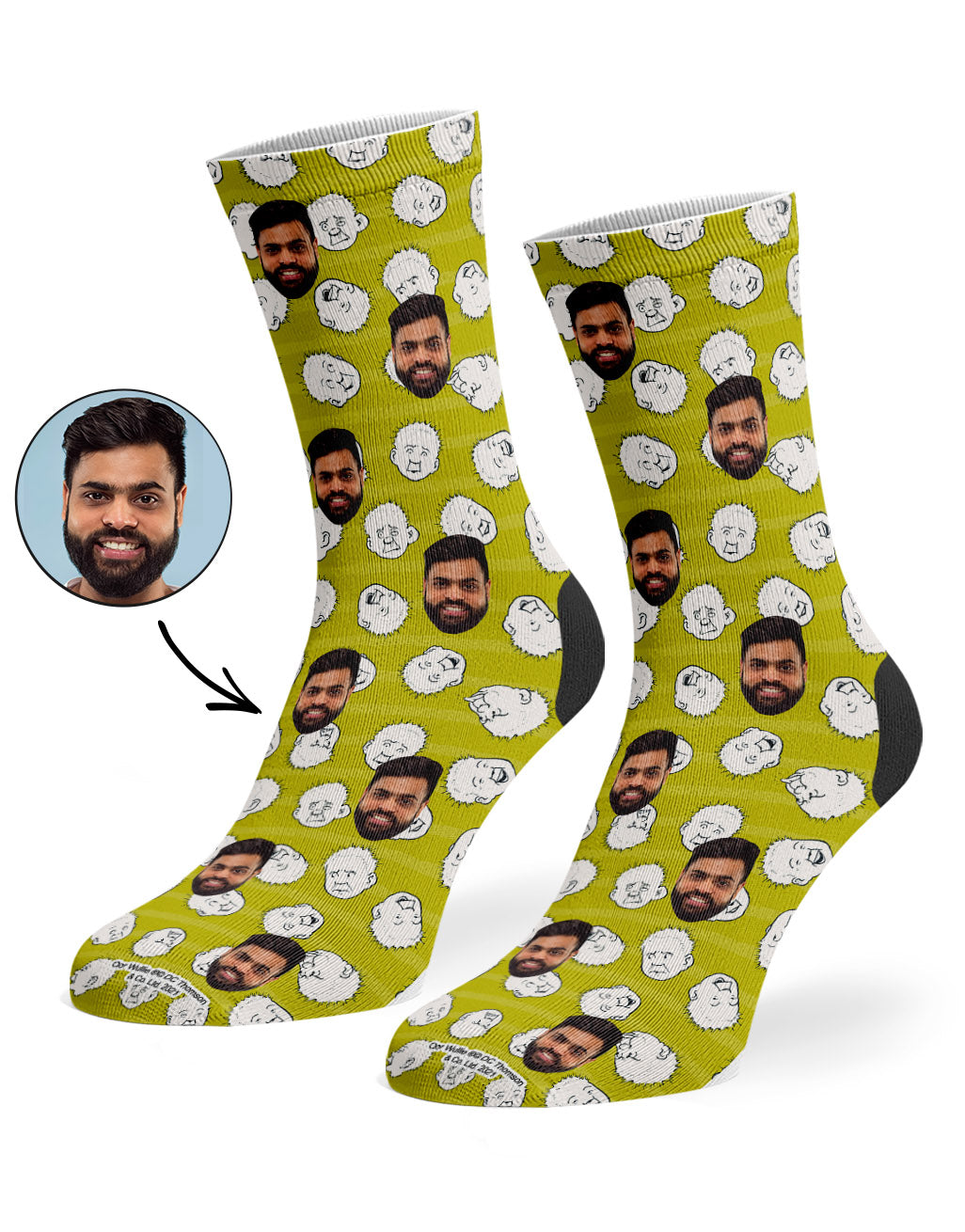 Oor Wullie Pattern Socks