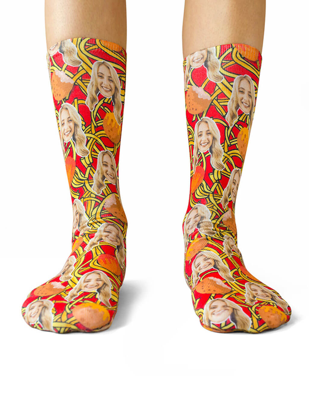 Spaghetti & Meatballs Socks