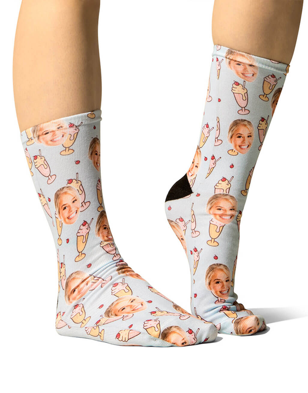 Sundae Face Socks