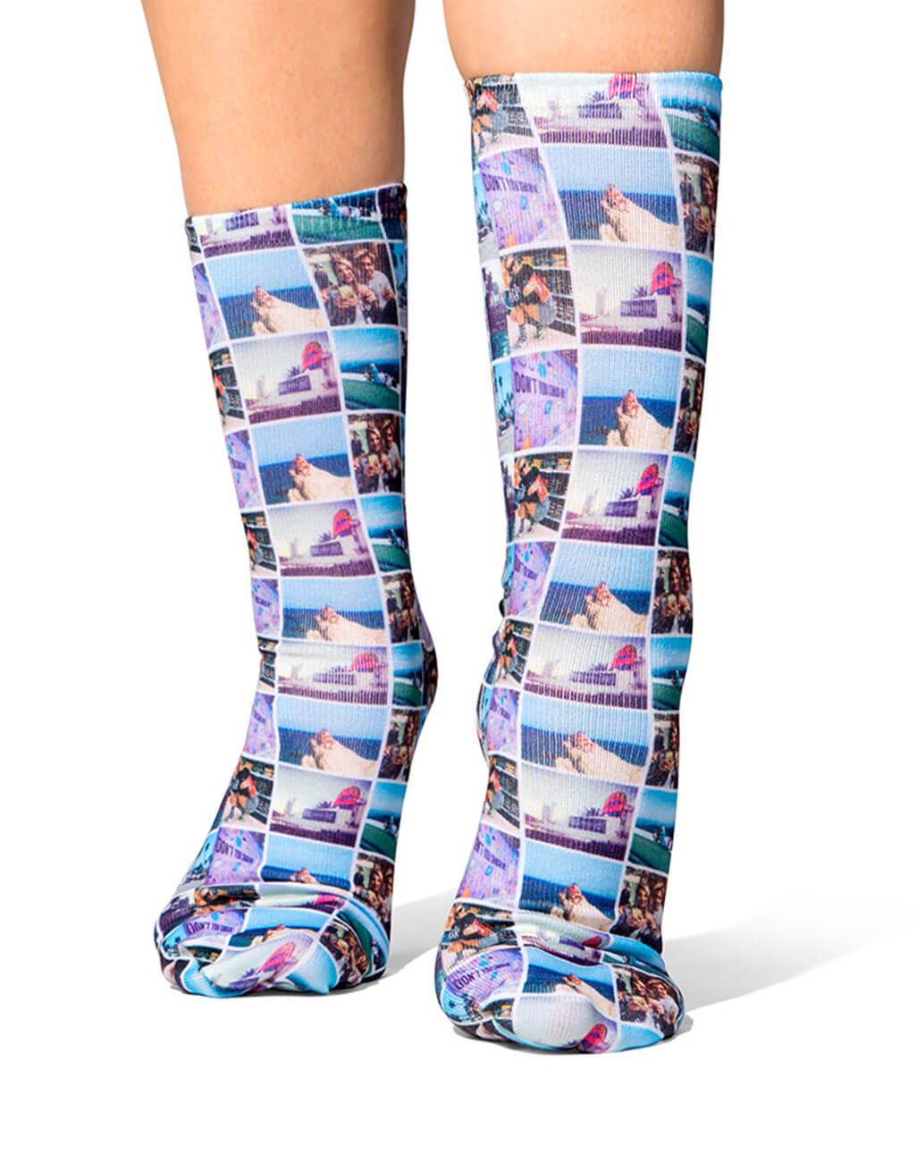 Grid Photo Collage Socks