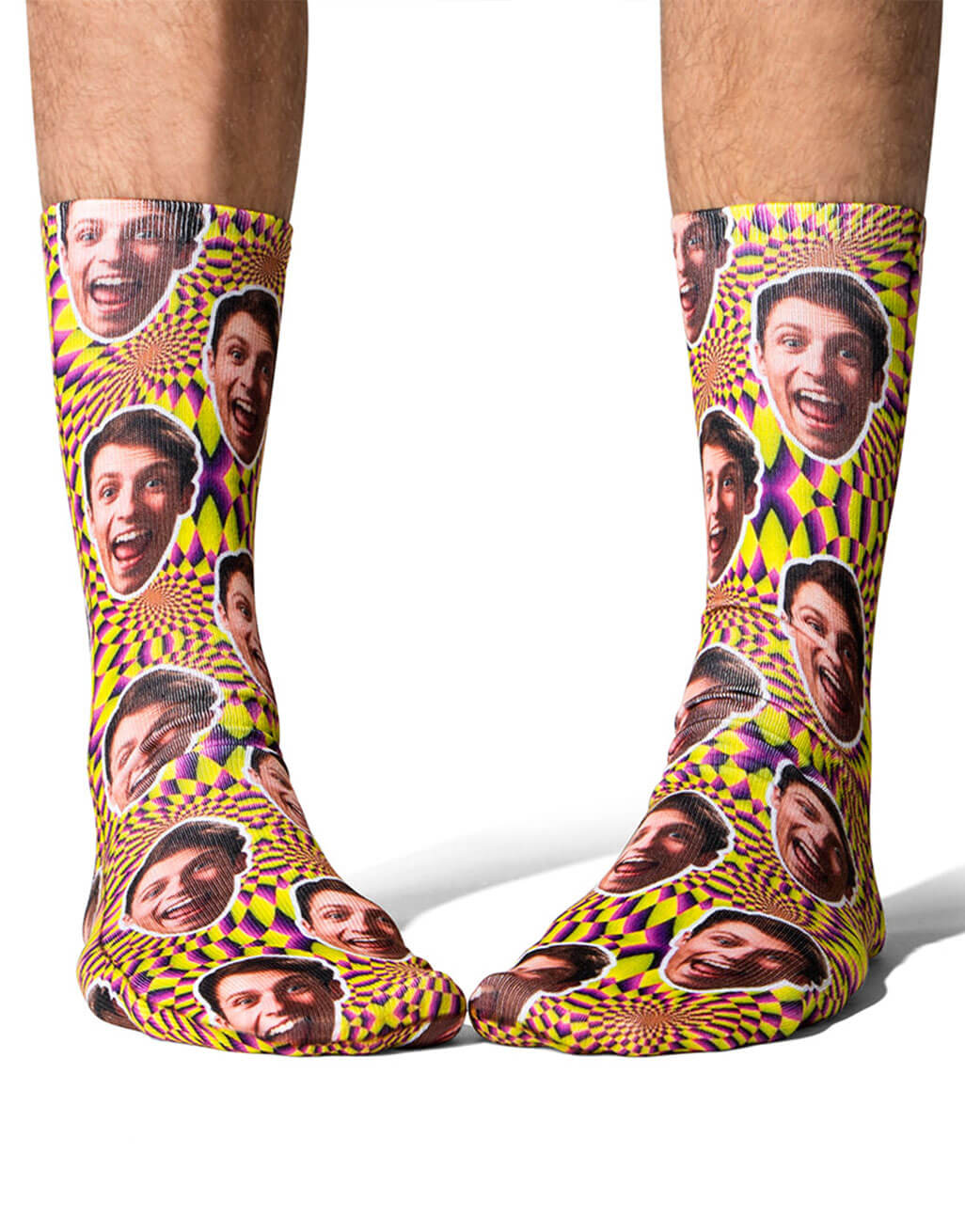 Trippy Face Socks