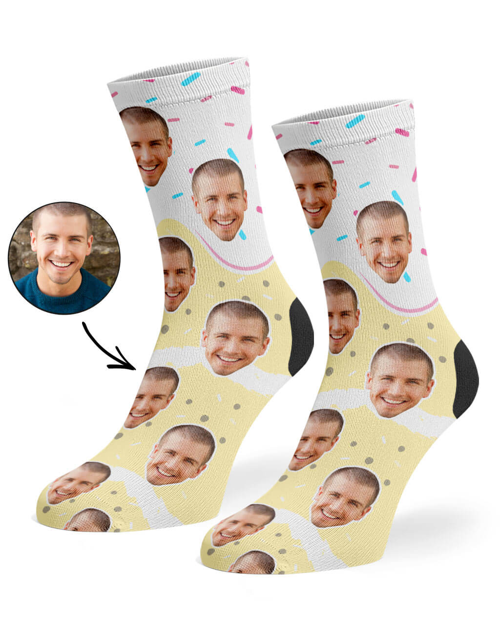 Unique Birthday Cake Socks