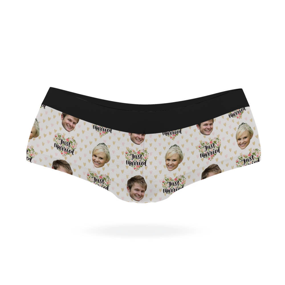 Photo On Just Married Knickers