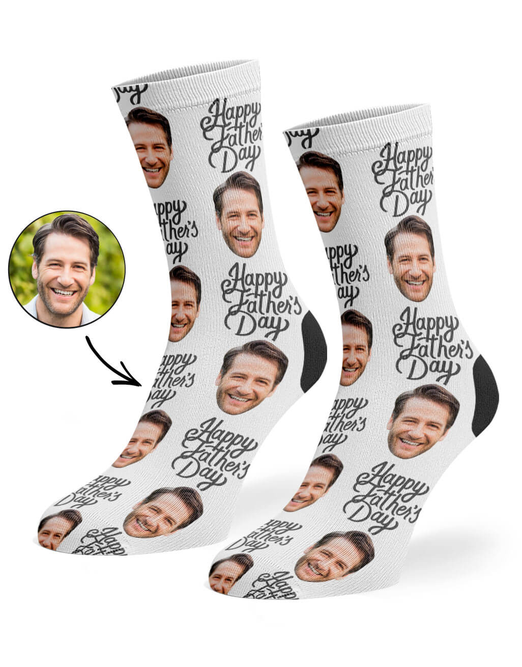 Father's Day Photo Socks