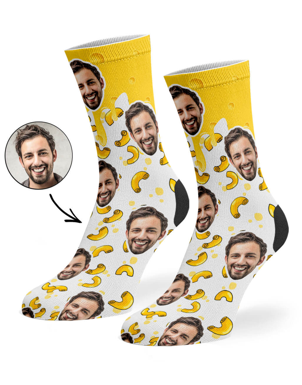 Personalised Mac & Cheese Socks