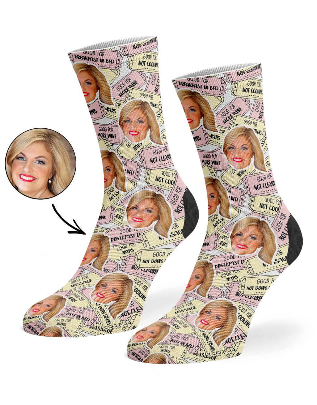 Unique Mother's Day Coupon Socks