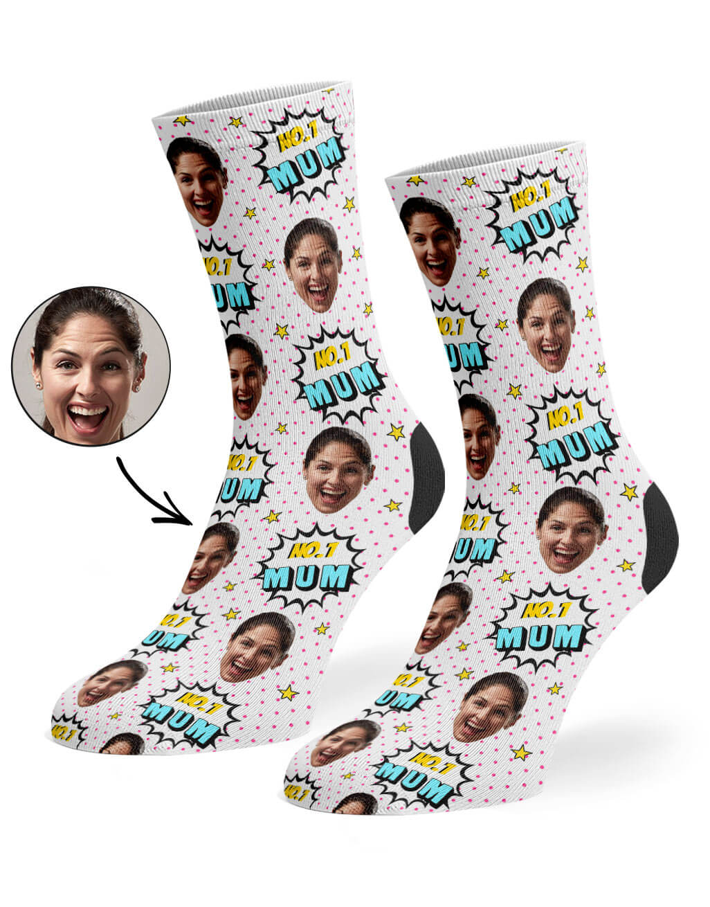 Number 1 Mum Socks Mothers Day Gift