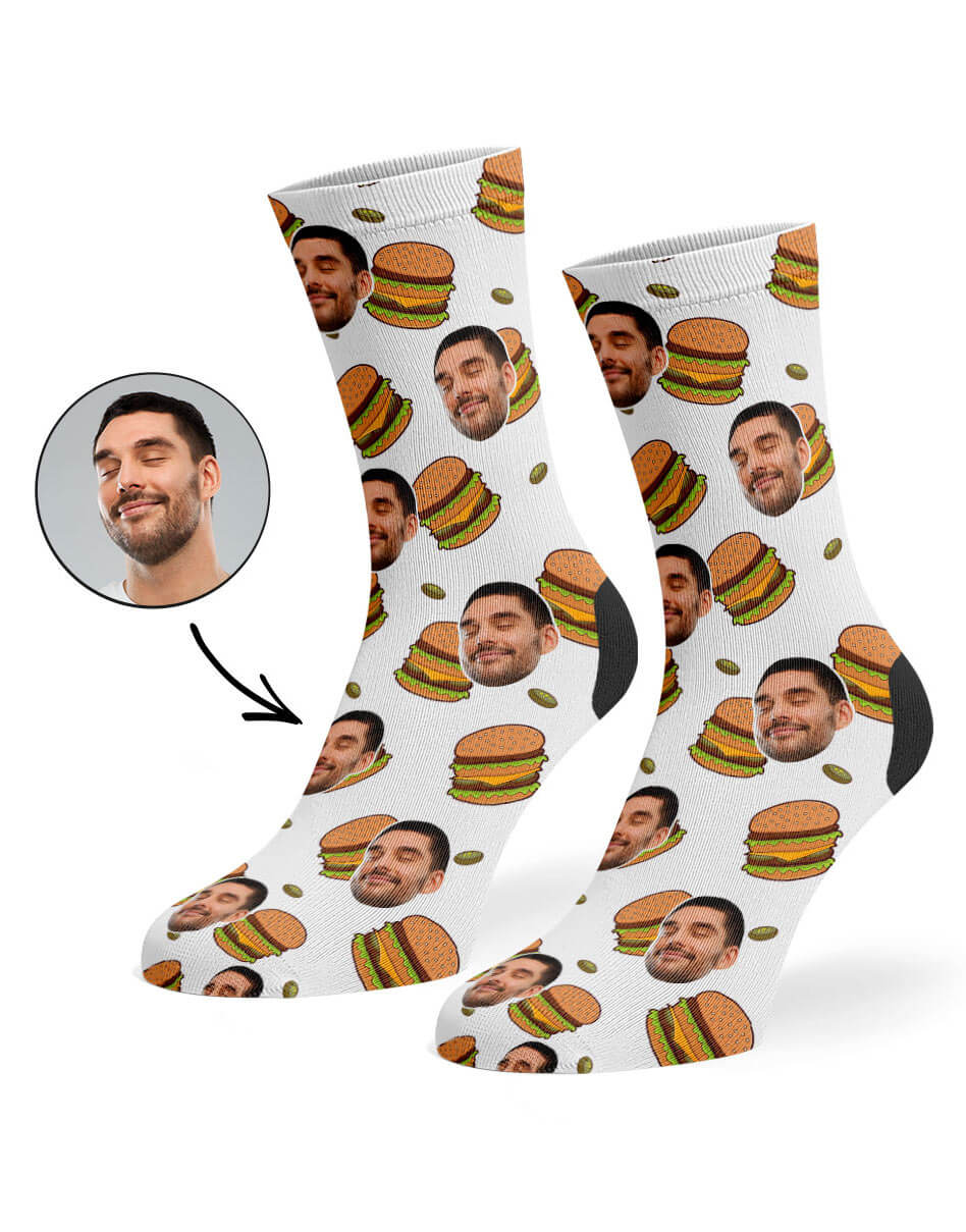 Personalised Burger Socks