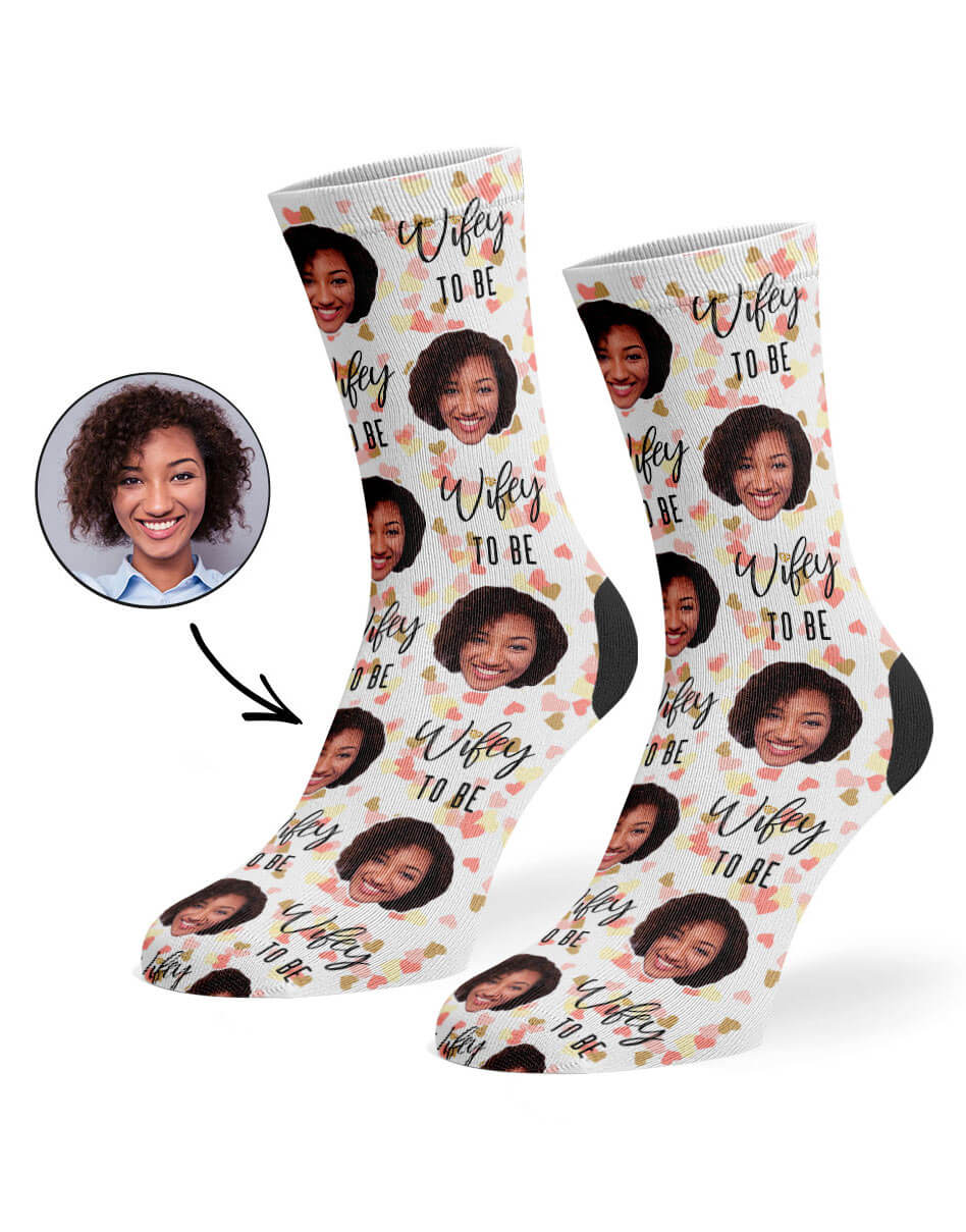 Personalised Wifey To Be Socks