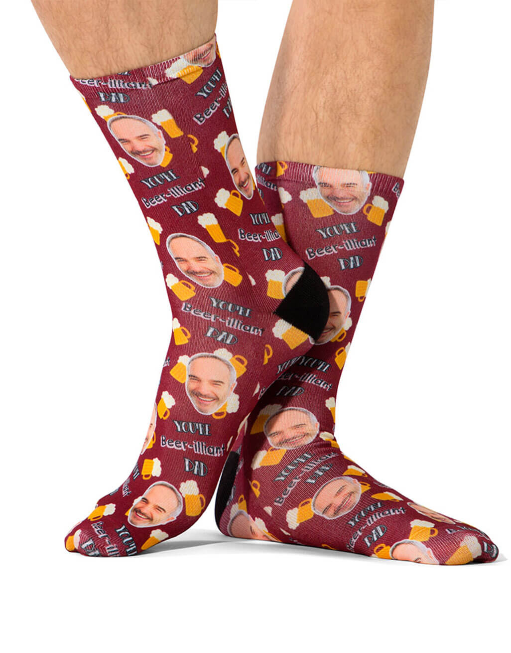 Beer-illiant Dad Socks