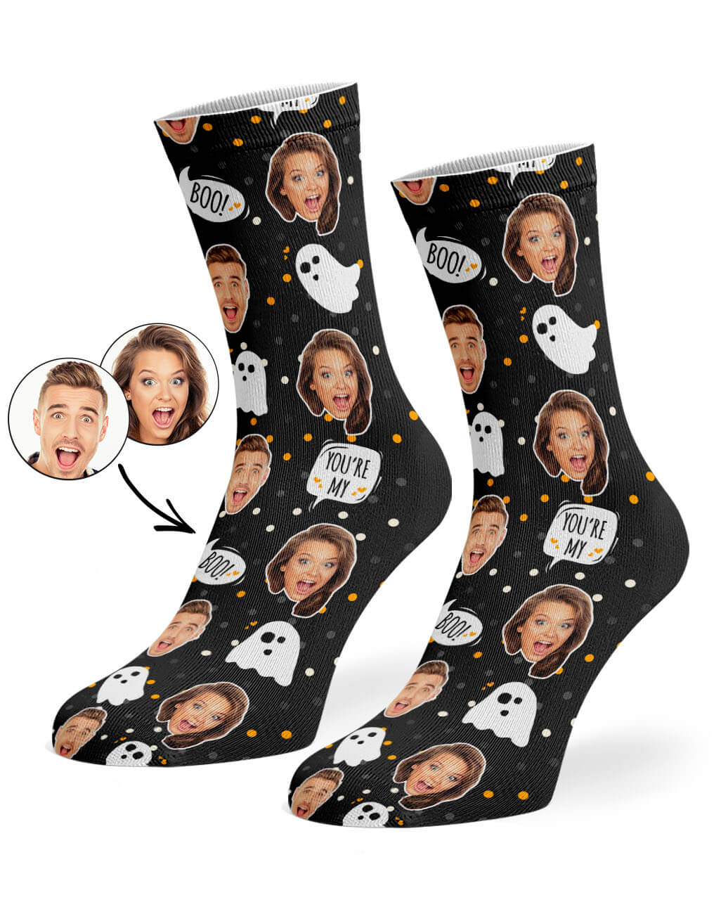 You're My Boo Personalised Socks