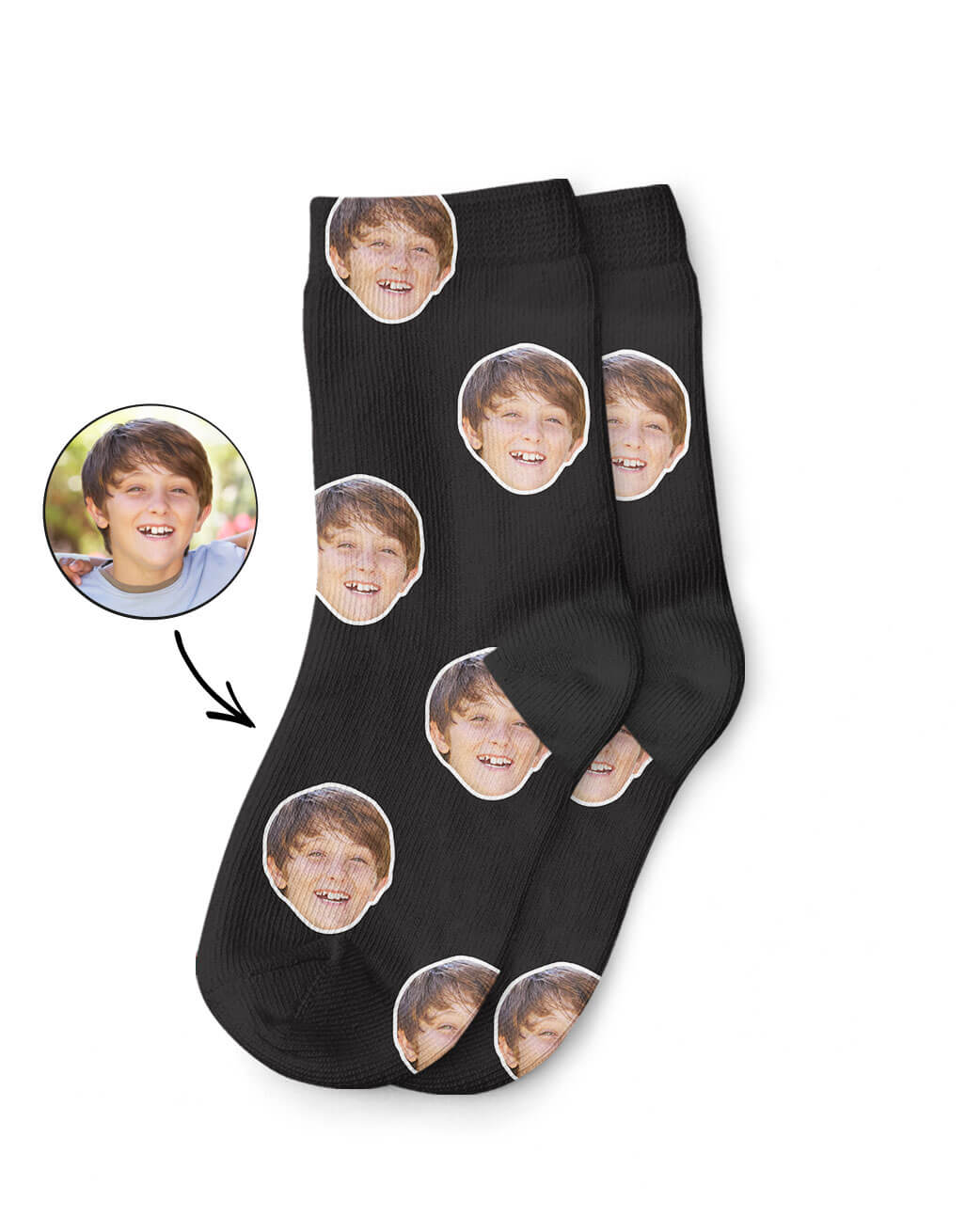 Kids Face Socks