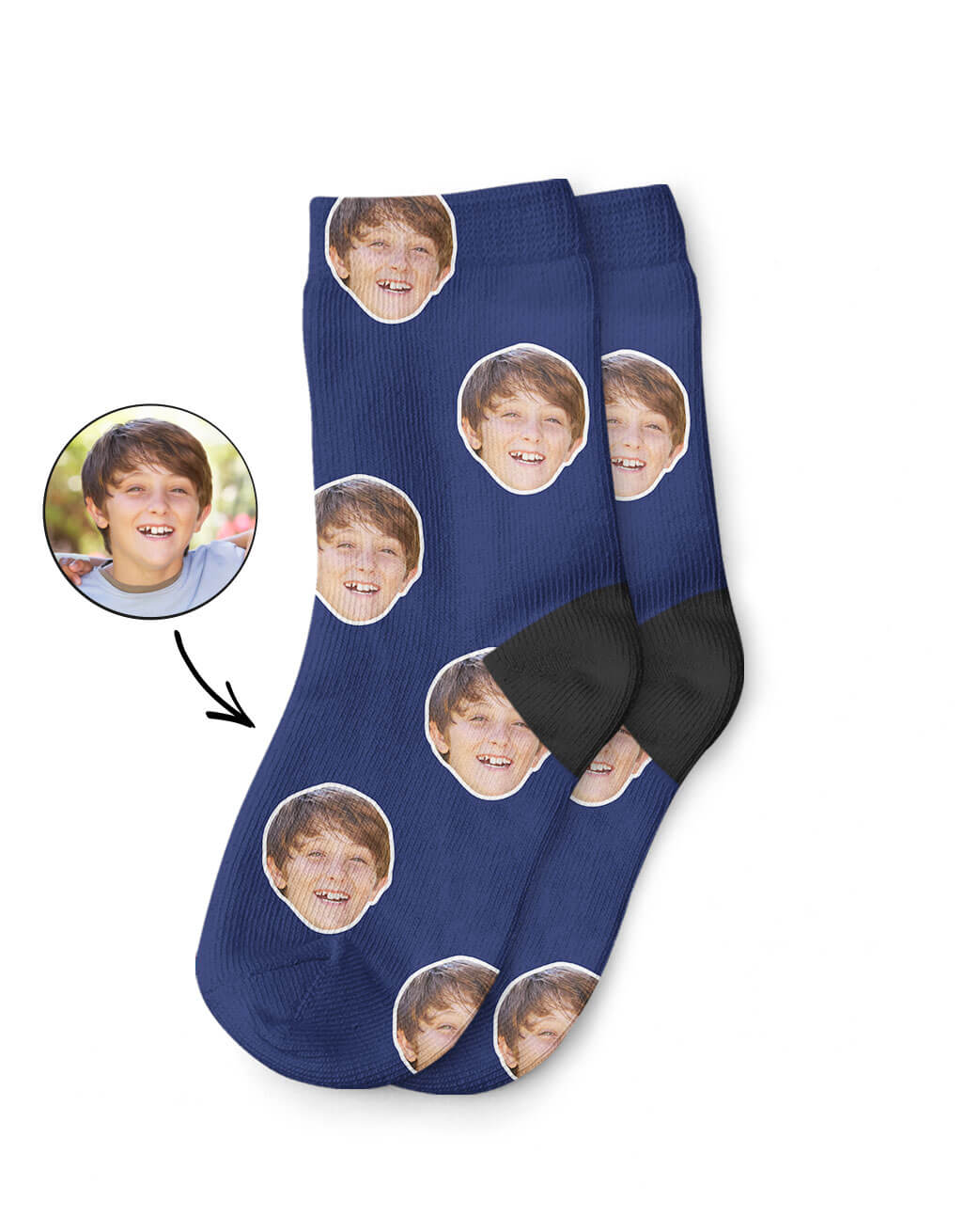 Your Kids Photo Print Socks