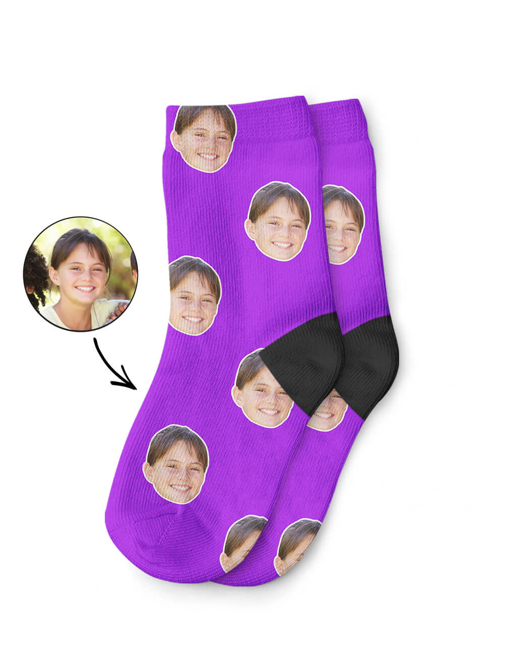 My Kids Face On Socks