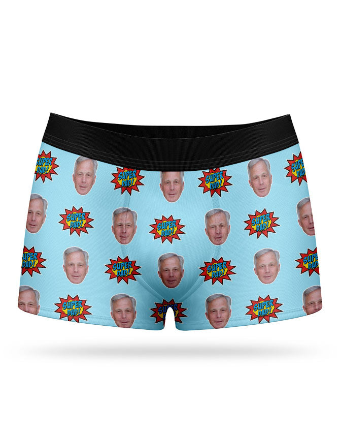 Super Dad Face Boxers