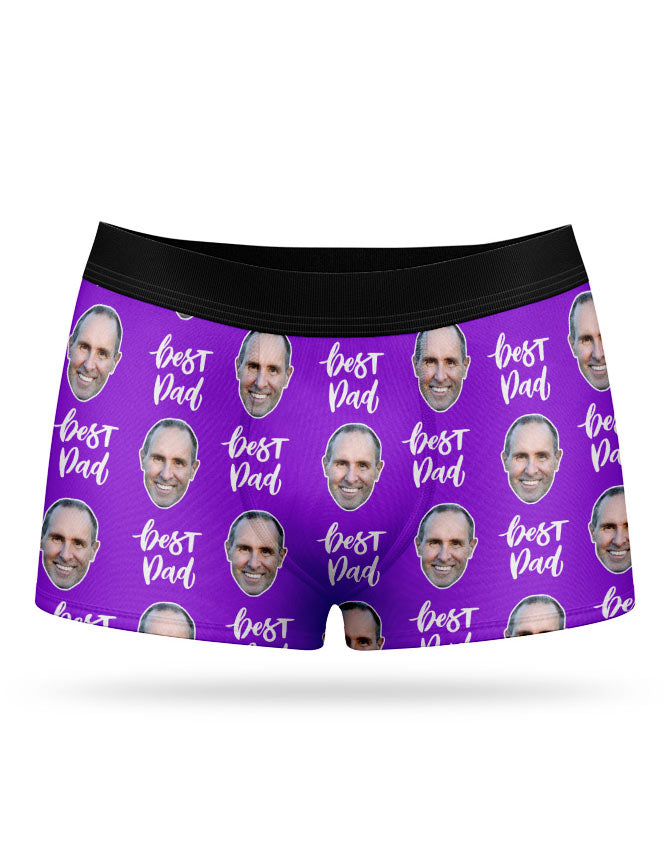 Custom Photo Best Dad Boxers