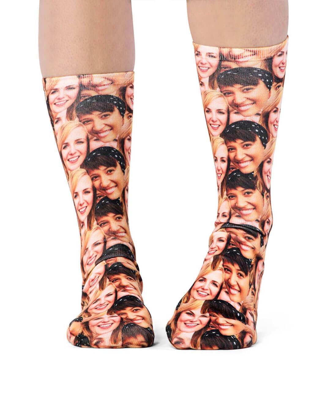 Best Friends Face Mash Socks