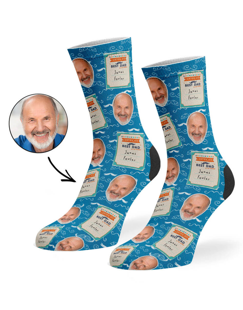 Dad Certificate Socks Gift