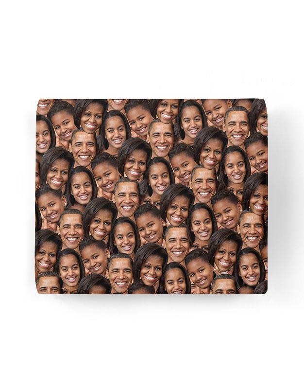 Family Face Mash Gift Wrap