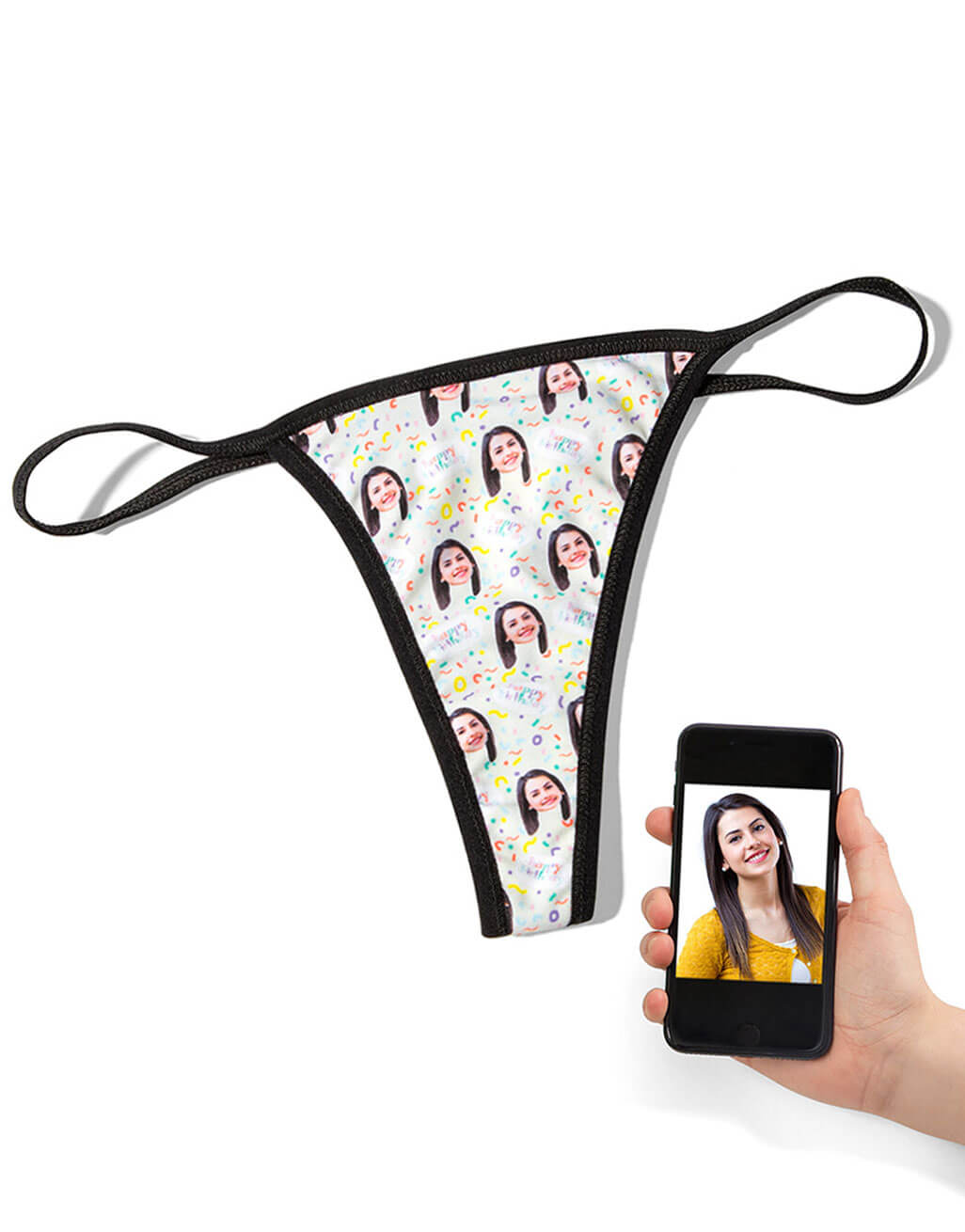 Personalised Happy Birthday Thong