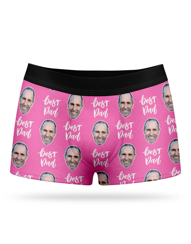 Personalised Best Dad Boxers Gift