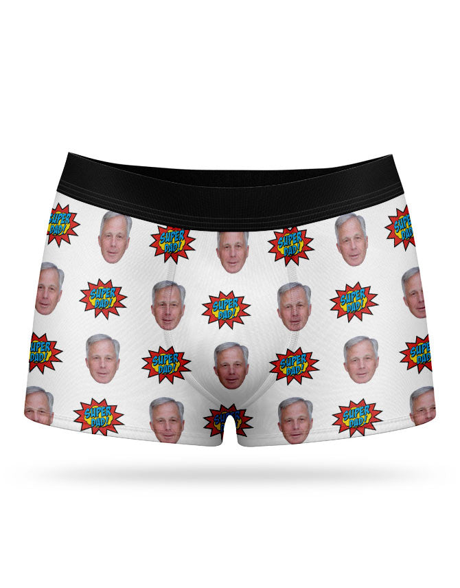 Super Dad Photo Boxer Shorts